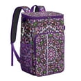 thumbnail image 1 of Psychedelic Trippy Style Cooler Backpack - 20L Leakproof Insulated Backpack with Abstract Geometric Pattern for Beach & Outdoor, 1 of 6