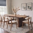 thumbnail image 2 of KUETH Modern 3x5 Area Rugs for Living Room, Non Slip Machine Washable Retro Rugs, Low Pile Chenille Print Rug for Bedroom, Dining Room, Home Office, 2 of 9