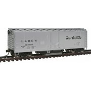 Walthers Trainline HO Scale 40' Box Car Track Cleaner Rio Grande/D&RGW Silver