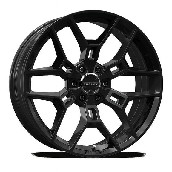 Carroll Shelby Wheels CS45 - 20 x 9 in. - 12mm Offset - Gloss Black Fits select: 2005-2020 FORD F150, 2021 FORD F150 SUPER CAB