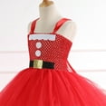 thumbnail image 6 of TOOYOU Girls Dresses Valentine'S Day Holiday Party Gown Dress Mesh Performance Princess Dress With Headbands Red Size 6-7 Years, 6 of 8