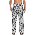 thumbnail image 2 of HPINK-T Dalmatian Dog Men's Pajama Pants Sleepwear Lounge Pajama Bottoms with Pockets, S M L XL XXL, 2 of 13