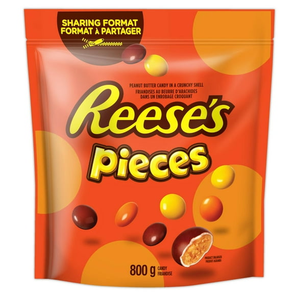 REESE'S PIECES Peanut Butter Candy, 800g