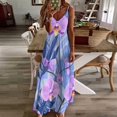 JINGDS Orchid Flower Patterns380 Womens Summer Dresses, Maxi Dresses