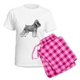 thumbnail image 5 of CafePress - Schnauzer Women's Light Pajamas - Women's Short Sleeve Print T-Shirt and Pants Light Cotton Pajama Set, 5 of 7