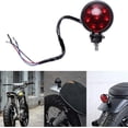 thumbnail image 4 of 12V Motorcycle Tail Lights Brake Light Red LED Rear Brake Lamp for Street Bike Chopper Bobber Cafe Racer Cruiser., 4 of 5