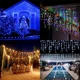 thumbnail image 4 of Street Garland On The House Christmas Decorations Ornaments LED Festoon Icicle Oudoor Curtain Light 2024 New Year Holiday Decor, 4 of 5