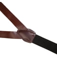 thumbnail image 3 of CTM®  Coated Leather Button-End Y-Back Suspender with Bachelor Buttons (Men's), 3 of 5