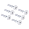 thumbnail image 1 of Uxcell Rueda Guía Superior de Puerta Bi-Fold de Acero Inoxidable y Plástico de 3/8" Diámetro Plata 6Pcs, 1 of 6