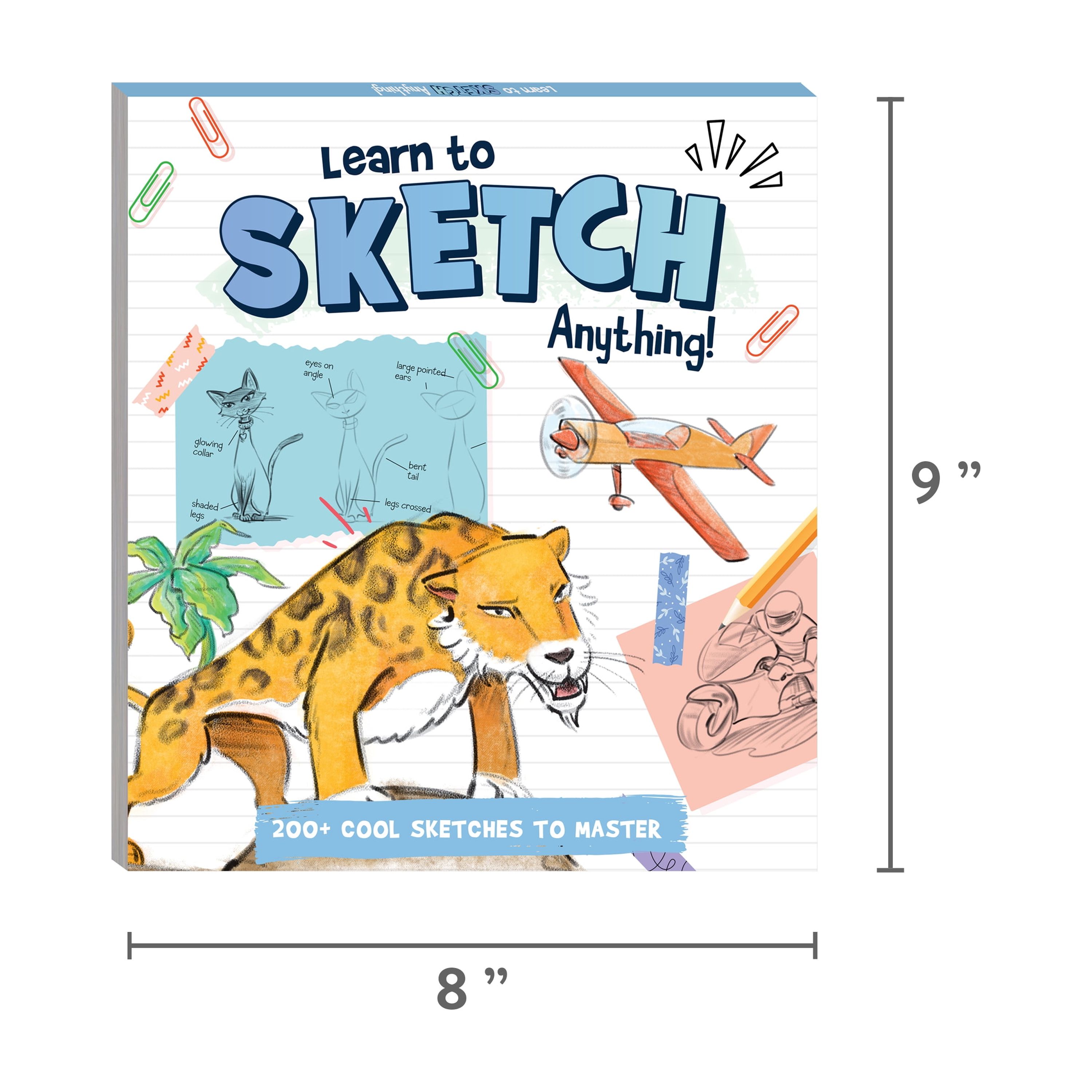 Hinkler Art Maker Learn to Sketch Anything Instructional Pad Ages 8 and up, 96 Pages