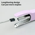 thumbnail image 6 of Coollooc Effortless Desktop Stapler, 40 Sheet Capacity, One Finger Touch Stapling, Easy to Load Ergonomic Heavy Duty Stapler, Includes 750 Staples and Staple Remover, 6 of 7