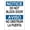 Warning Sign 4, variant on Bilingual NOTICE Do Not Block Door 8"x12" Metal Tin Sign, Security Admittance Door No.6610, Warning Caution Sign for Yard Office Indoor Outdoor