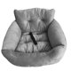 thumbnail image 1 of Caseta De Perro Pequeña Para Coche, Fila Trasera Para Mascotas, Cojín Portátil Delantero, Método De Cama De Doble Propósito Para El Hogar, Cubo De Asiento De Seguridad De Peluche, Protector Cateissary PT001101-00, 1 of 5