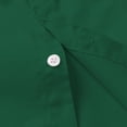 thumbnail image 4 of YOUYEDIAN Boys Button Down Oxford Shirt Short Sleeve Formal Uniform Dress Shirts Standard Fit Summer Kids Clothing (Green, 8-9 Years), 4 of 5