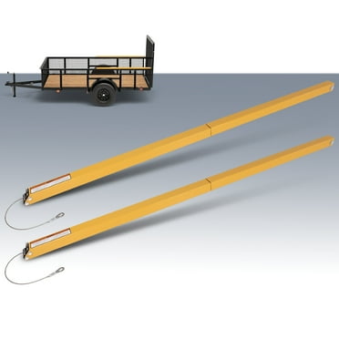 2 Sided Trailer Tailgate Liftgate Ramp Lift Assist System 350 Pounds Yellow