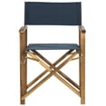 thumbnail image 4 of Safavieh Laguna Outdoor Patio Director Chair, Set of 2 - Natural/Navy, 4 of 10