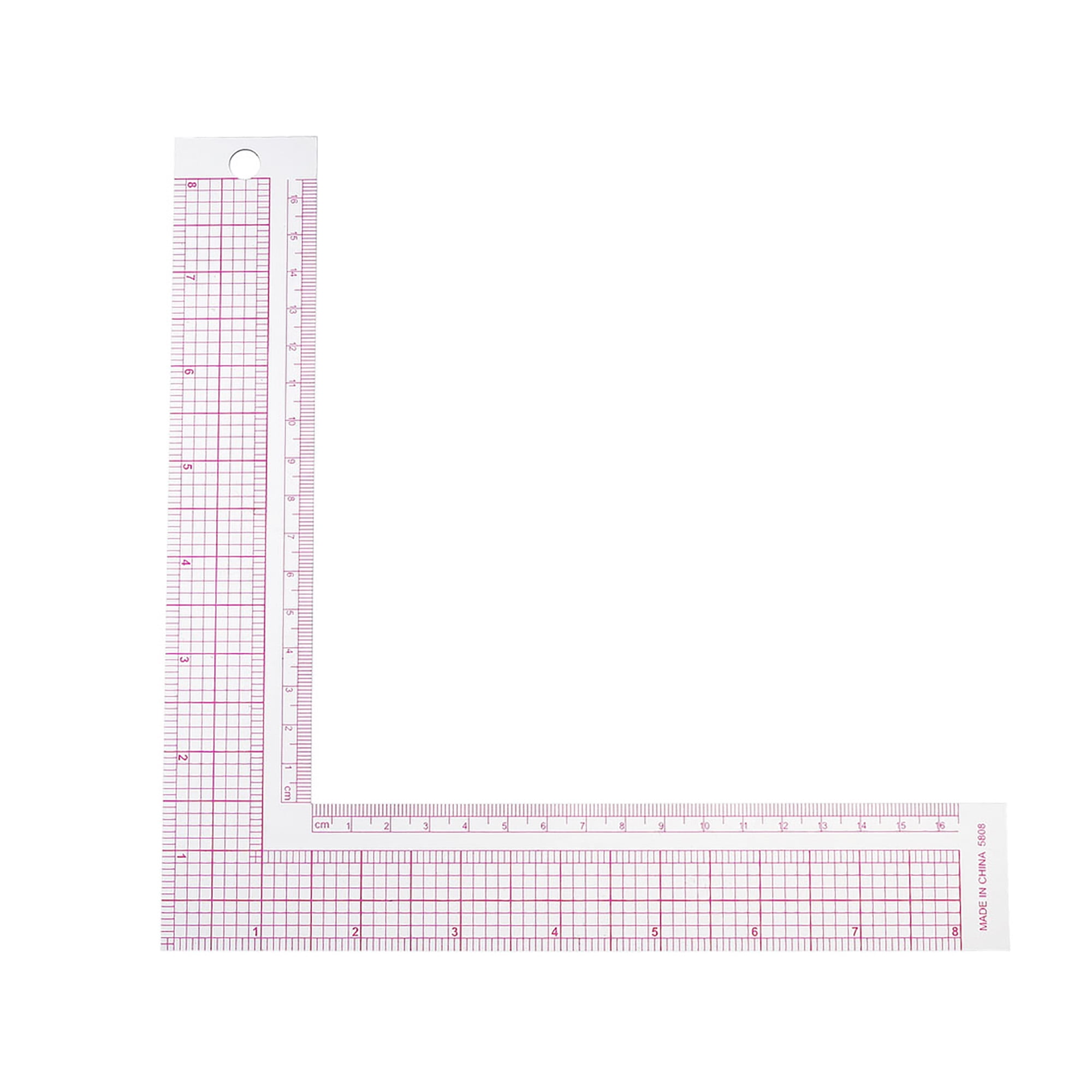 Unique Bargains Lsquare Sewing Ruler 16cm /8 Inch Curve Measure Tailor