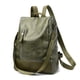 thumbnail image 3 of Bsvklp Mochila De Cuero Mochila De Viaje De Hombro Antirrobo De Pu Suave Retro (Verde) Bsvklp Para estrenar, 3 of 8