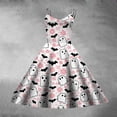thumbnail image 4 of Razzly Child Girls Party Dress Strapless A Line Gown For Kids Celebration Elastic Back Zipper(White,9-10 Years), 4 of 5