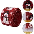 thumbnail image 6 of Christmas Ribbon - Ribbons for Crafting | Wired Christmas Ribbons | Snowman Strap for Crafts | Party Ornament | String Burlap Decorative 5.46 Yard for Homecoming Hair Flower Birthday Party Tree, 6 of 18