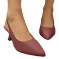 thumbnail image 5 of YLYL Women Pumps Kitten Heel Closed Pointed Toe Fashion Casual Wedding Party Dress Shoes, 5 of 9