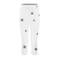 thumbnail image 7 of Bovemsi Yoga Pants For Women Printed Leggings High Waist Cut Lightweight And Comfortable Solid Soft Sleepwear Capri Legging,M, 7 of 7