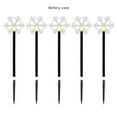 thumbnail image 2 of 5 Pack Christmas Pathway Lights Outdoor, Battery Operated Waterproof Snowflake Landscape Lights for Xmas Party Decorations, 2 of 8