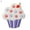 Style 1(White Cake), variant on Walbest PVC Magnetic Refrigerator Sticker Creative 3D Cartoon Cake Shaped Fridge Sticker Kitchen Decor