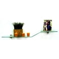 thumbnail image 2 of 8" D x 31 1/2" Sparrow Bent Glass Shelves - 2 Brackets Included with Each Shelf By Spancraft Glass, 2 of 3