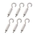 thumbnail image 1 of Unique Bargains 7mm Open Picture Hanging Wire Hook Electroplating Copper Hooks 6Pack, 1 of 5
