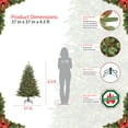 thumbnail image 2 of Puleo International 4.5 ft.Pre-Lit Fraser Fir Artificial Christmas Tree with 250 Multi-Colored UL listed Lights, 2 of 5
