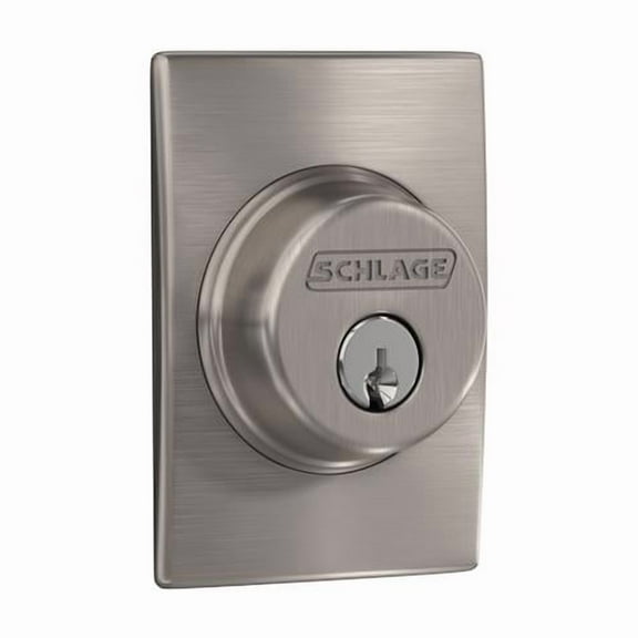 Schlage Century Satin Nickel Metal Deadbolt