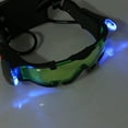 thumbnail image 3 of Adjustable LED Night View Glass Goggles Motorcycle Motorbike Racing Hunting Glasses Eyewear With Flip-out Light Windproof, 3 of 7