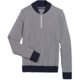 thumbnail image 1 of Sean John Mens Herringbone 1/2 Zip Pullover Suéter, Azul, Mediano, 1 of 1