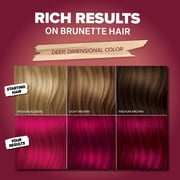 Splat Red Hair Dye Complete Kit, Midnight Ruby Semi-Permanent Color, No Bleach