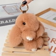 thumbnail image 1 of TopLLC Rabbit Costume Cute Rabbit Pendant Car Keychain Bag Accessories Soft Rabbit Velvet Ball Pendant Handmade Soft Rabbit Velvet Ball Pendant, 1 of 4