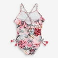thumbnail image 4 of MIASHUI Girls One Pieces Swimsuit Ruffles Swimwear Beach Bathing Suits,Pink,3-4 Years, 4 of 8