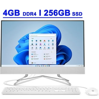 HP 22 Desktop Computer, All-in-One PC, Intel Pentium J5040, 4GB