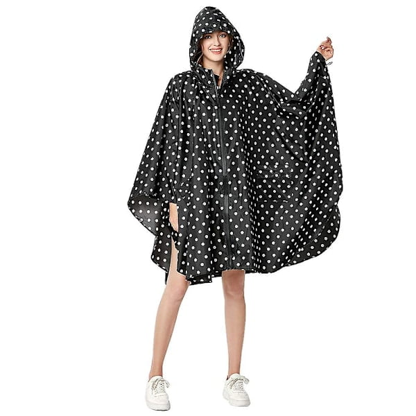 Lightweight Waterproof Rain Poncho Reusable Ripstop Breathable Raincoat With Hood For Outdoor Activities