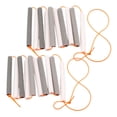 thumbnail image 2 of Almencla 2 Pcs Bande Élastique Légère Accessoire Équipement d'Entraînement Orange, 2 of 8