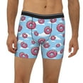 thumbnail image 2 of Men'S Boxer Briefs, Donut Clouds Print Soft And Breathable Mens Underwear Boxer Briefs With Widen Waist, 2 of 2