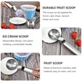 thumbnail image 2 of Shisuyan 2pcs Stainless Steel Ice Cream Scoops Fruit Scoops Fruit Scooper for Home Use, 2 of 8