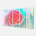 thumbnail image 2 of Mysterious Abstract Rose - Floral Canvas Art Print, 2 of 3