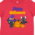 thumbnail image 4 of Inktastic Happy Halloween Black Cat Boys or Girls Toddler T-Shirt, 4 of 5