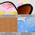 thumbnail image 2 of 2-Piece Kitchen Rugs Set Non-Slip Mats Carpet Floor for Kitchen, Bathroom (19.7"x27.6" & 19.7"x47.2") Yellow and Pink Bows, 2 of 7