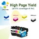 thumbnail image 3 of Cartuchos de tinta Jettruemedia LC402XL compatibles con Brother LC402, 3 of 6