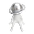 thumbnail image 2 of Estatua de , estatuilla de resina, escultura de cosmonauta coleccionable, adorno de mesa para sala de estar, chimenea, dormitorio, gabinete Plata, 2 of 8