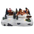 thumbnail image 1 of Recién llegado, puerta de Navidad, caja de bolas de soldado, campana, lámpara de luz de flores, linterna, tienda de juguetes, vela, carrusel de dulces, columpio, pueblo de resina, 1 of 3
