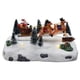 thumbnail image 1 of Recién llegado, puerta de Navidad, caja de bolas de soldado, campana, lámpara de luz de flores, linterna, tienda de juguetes, vela, carrusel de dulces, columpio, pueblo de resina, 1 of 3