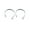 2Pcs*, variant on jiaroswwei 10/6/2Pcs Stainless Steel Nose Open Hoop Ring Body Piercing Stud Unisex Jewelry